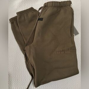 Essentials Fear of God Joggers - Wood